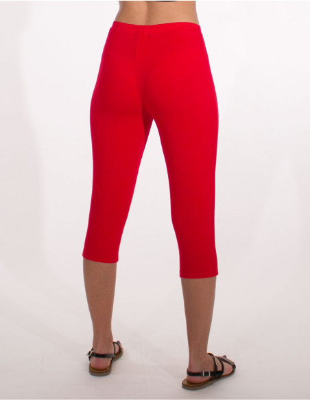 Elastic waist cotton breeches
