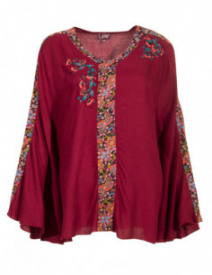 Women's embroidered poncho 2