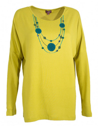 Pull à collier, chauve-souris