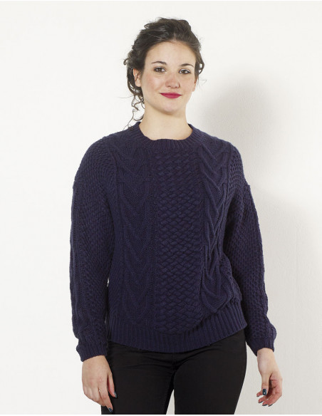 Pull tricoté femme