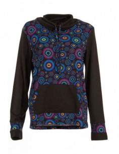 Pull sweat baba cool à motifs circulaires original 2