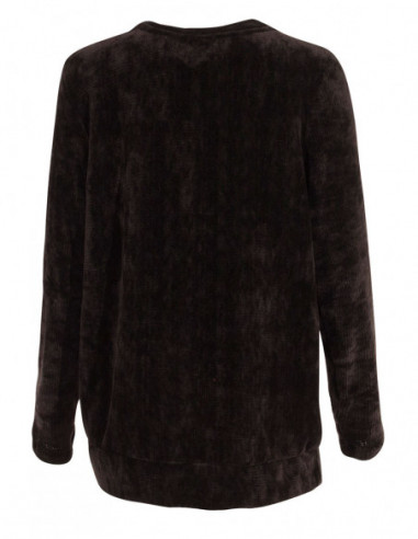 Warm velvet sweater