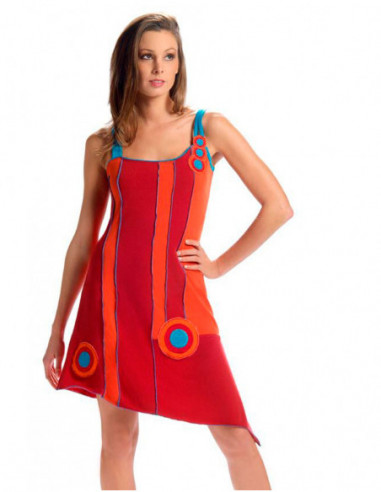 Knitted minidress 62% polyester 35% cott