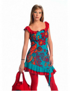 Knitted cotton minidress...