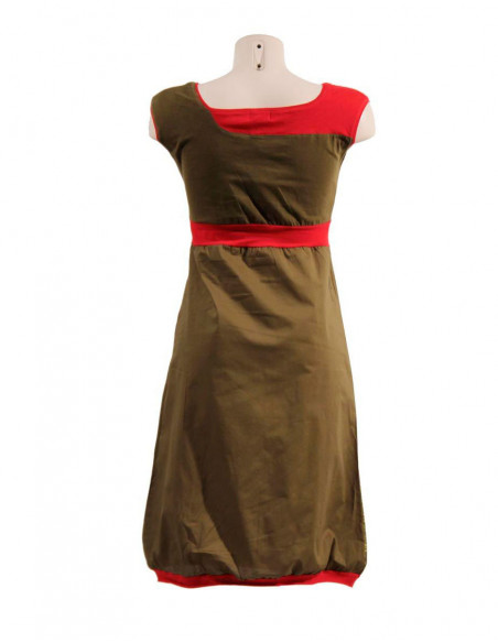 Robe mi longue imprimée