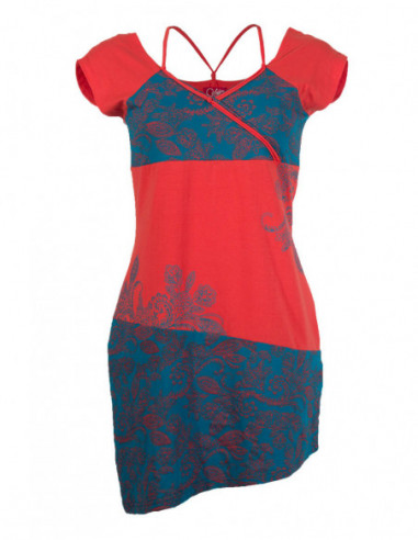 Knitted 97% cooton 3% elastane printed d
