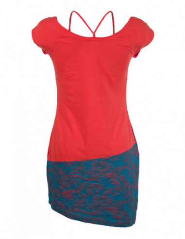 Knitted 97% cooton 3% elastane printed d