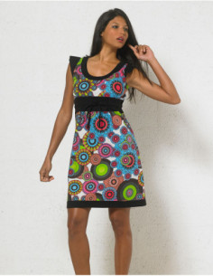 Cotton dress printed