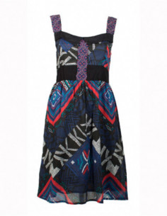 Robe courte à bretelle doublée 2