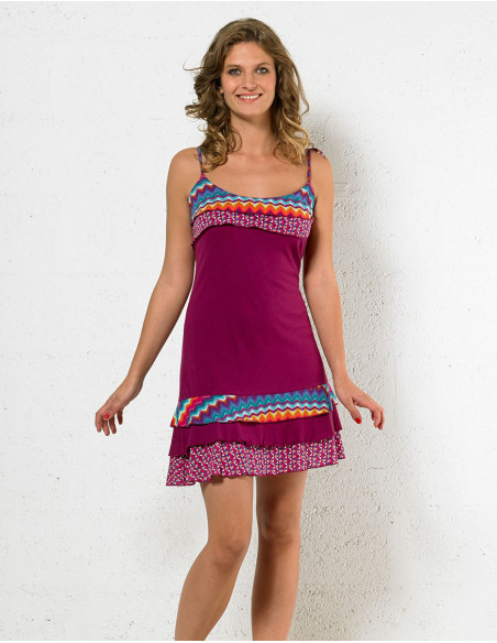 Knitted cotton minidress