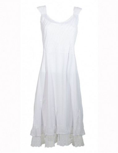 Robe courte viscose dentelle