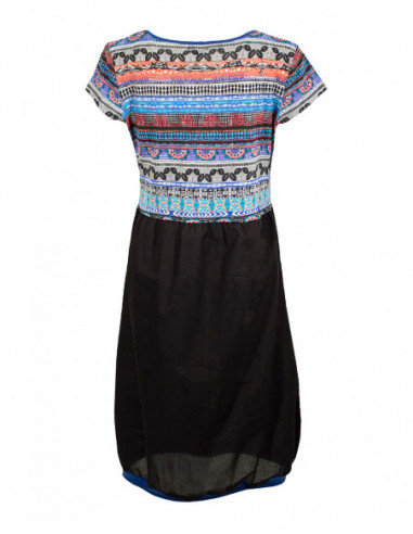 Robe courte effet ballon