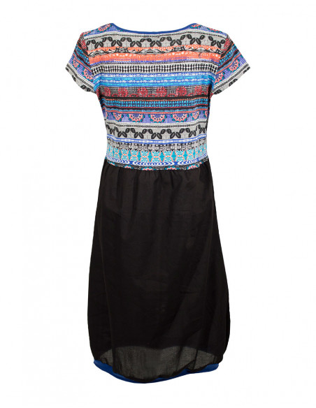 Robe courte effet ballon