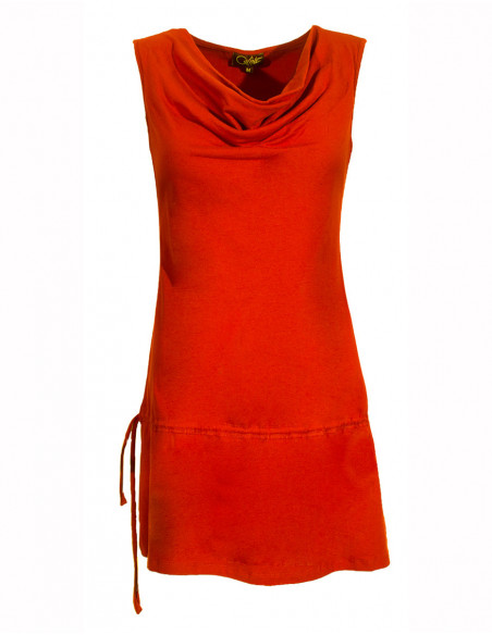 Knitted 95% cotton 5% spandex dress