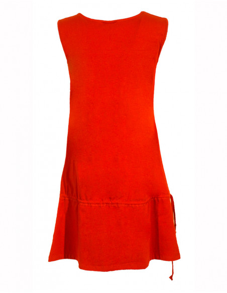 Knitted 95% cotton 5% spandex dress