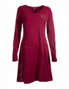 Robe évasée manches longues 2