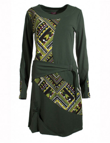 Robe ethnique aztèque originale pour l'hiver