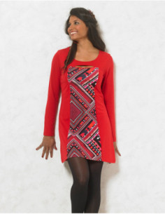Knitted Dress 62% Polyester...