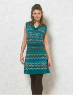 Knitted Dress 62% Polyester...