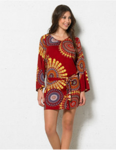 Short dress with long sleeves