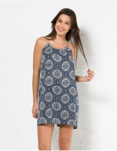 Robe courte imprimée