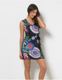 Mandala and flower dress