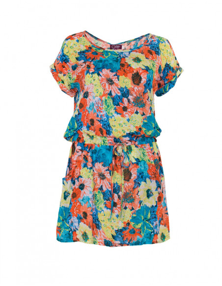 Robe courte imprimée
