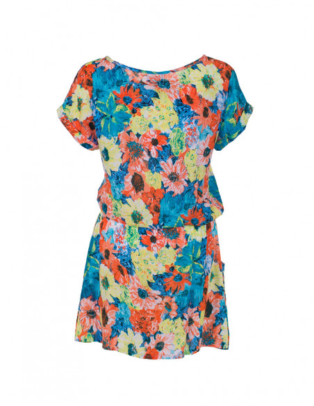 Robe courte imprimée