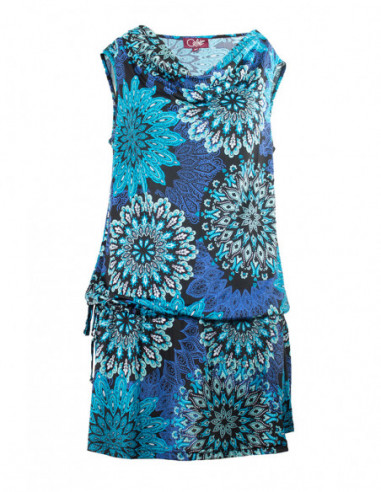 Robe courte col bénitier
