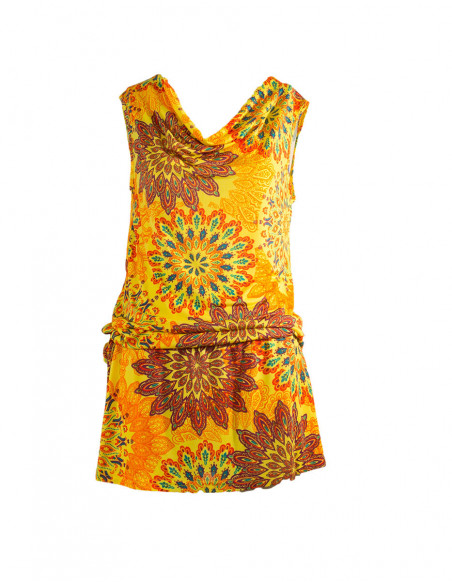 Short Dress Cowl Neck