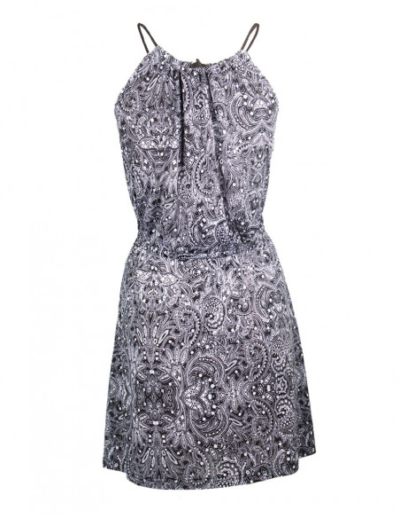 Robe fluide ceinture elastiquée