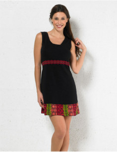 Robe courte patineuse original style aztèque 2