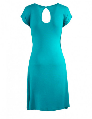 Robe manches courtes col V