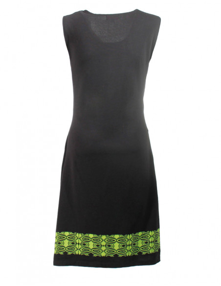 Crossover neckline short dress