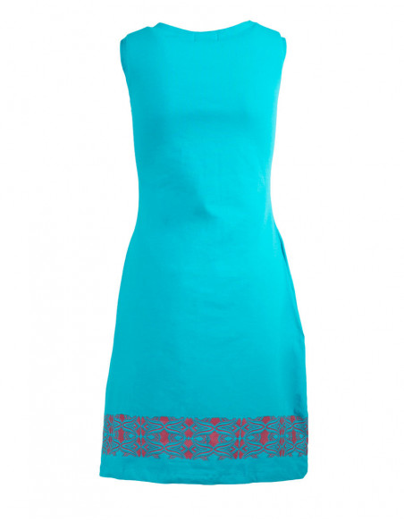 Crossover neckline short dress