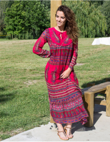 Long dress cotton bohoo style