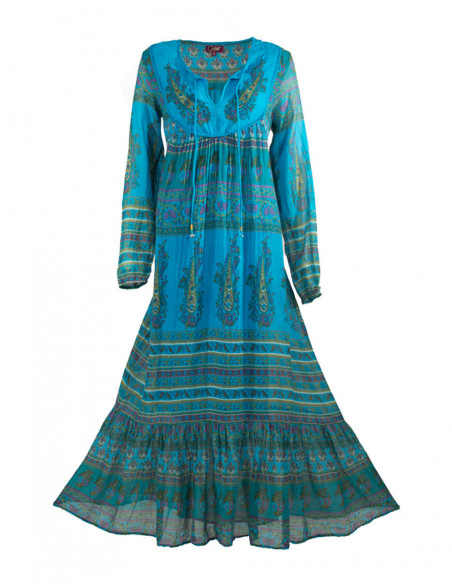 Long dress cotton bohoo style