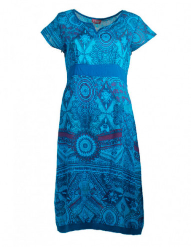 Robe courte originale ethnique africaine pour femme