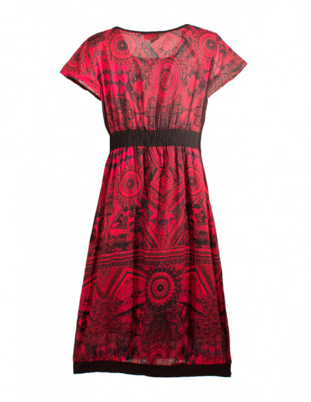 Cotton dress with lining