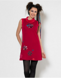 Robe à fleurs sans manche