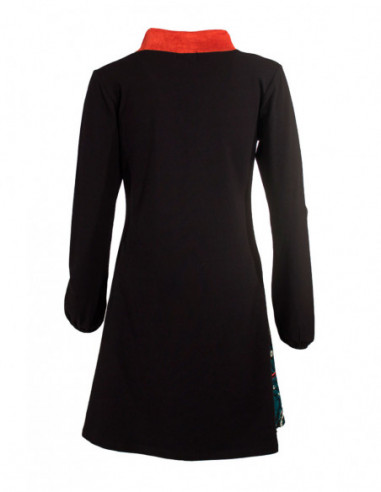 Robe boheme hiver noire