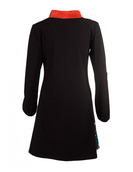 Robe boheme hiver noire