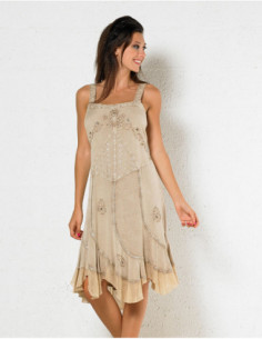 Mid-length viscose dress