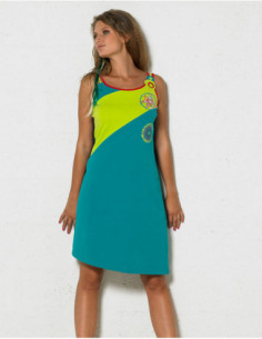 Knitted asymmetric dress