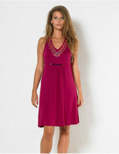 Robe légère d'été colorée à nouer dans le dos