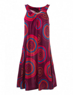 Robe fluide imprimé mandala 2