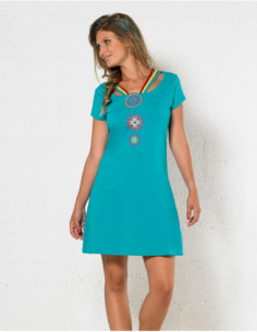 Printed mandala dress