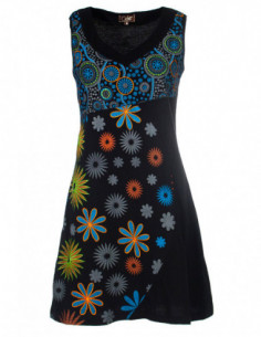 Embroidered short dress 2