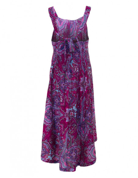 Robe longue ethnique motif indien