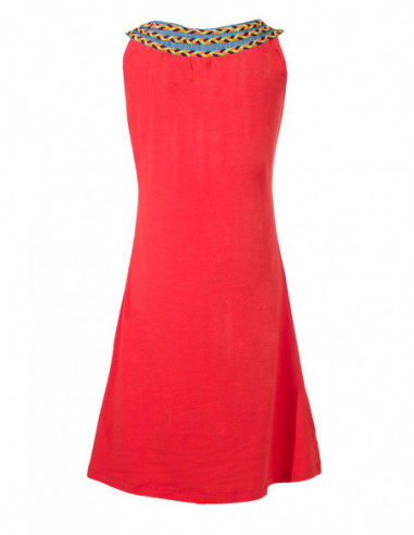 Mandala short plain dress